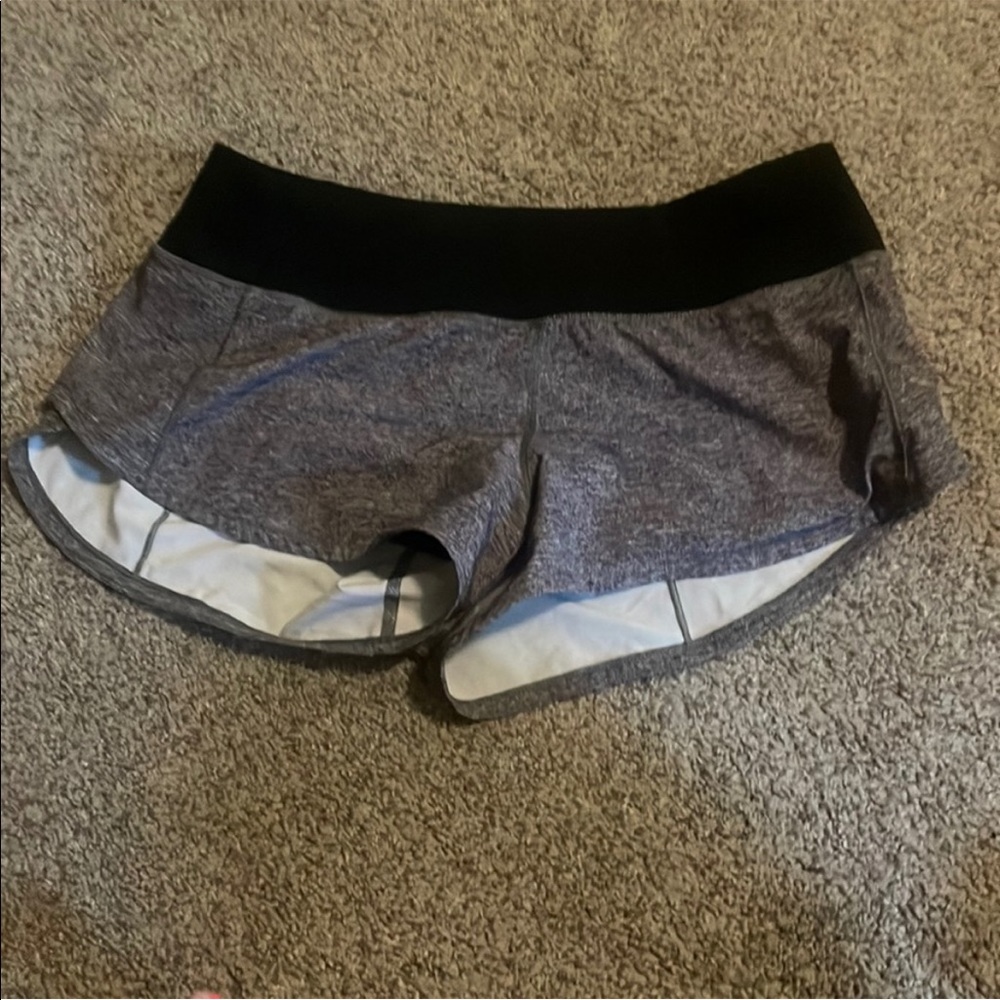 Lululemon speed up grey shorts